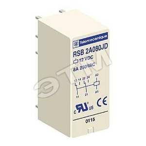 Реле промежуточное RSB 2СО 220B переменный ток (RSB2A080M7) Schneider ...
