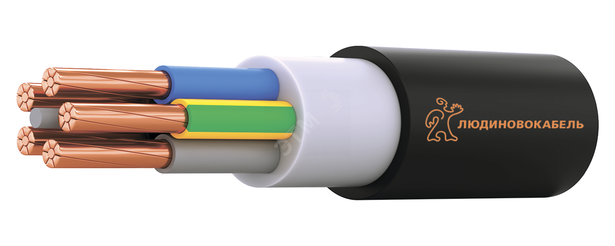 Кабель силовой ВВГнг(А)-LS 5Х25-1 (N.PE) многопроволочный круглый ...