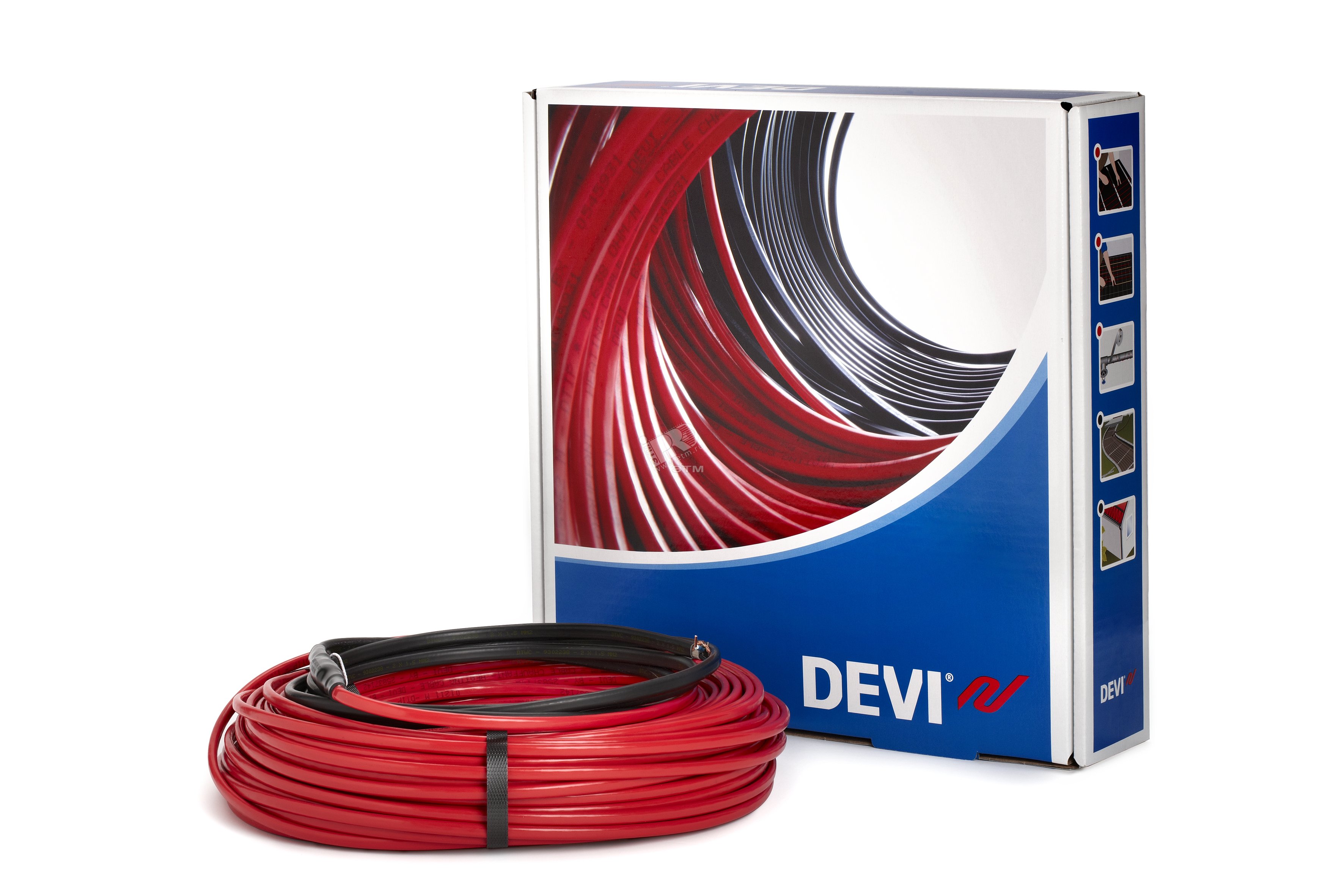 Кабель нагревательный DEVIflex 18T, 52м, 935W (140F1243) DEVI купить цена