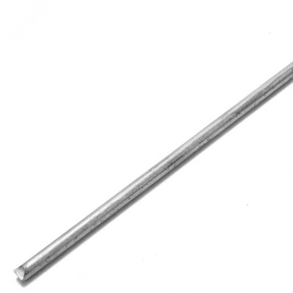 Изображение товара Проволока горячеоцинкованная 8 мм хлысты по 3 м для молниезащиты
