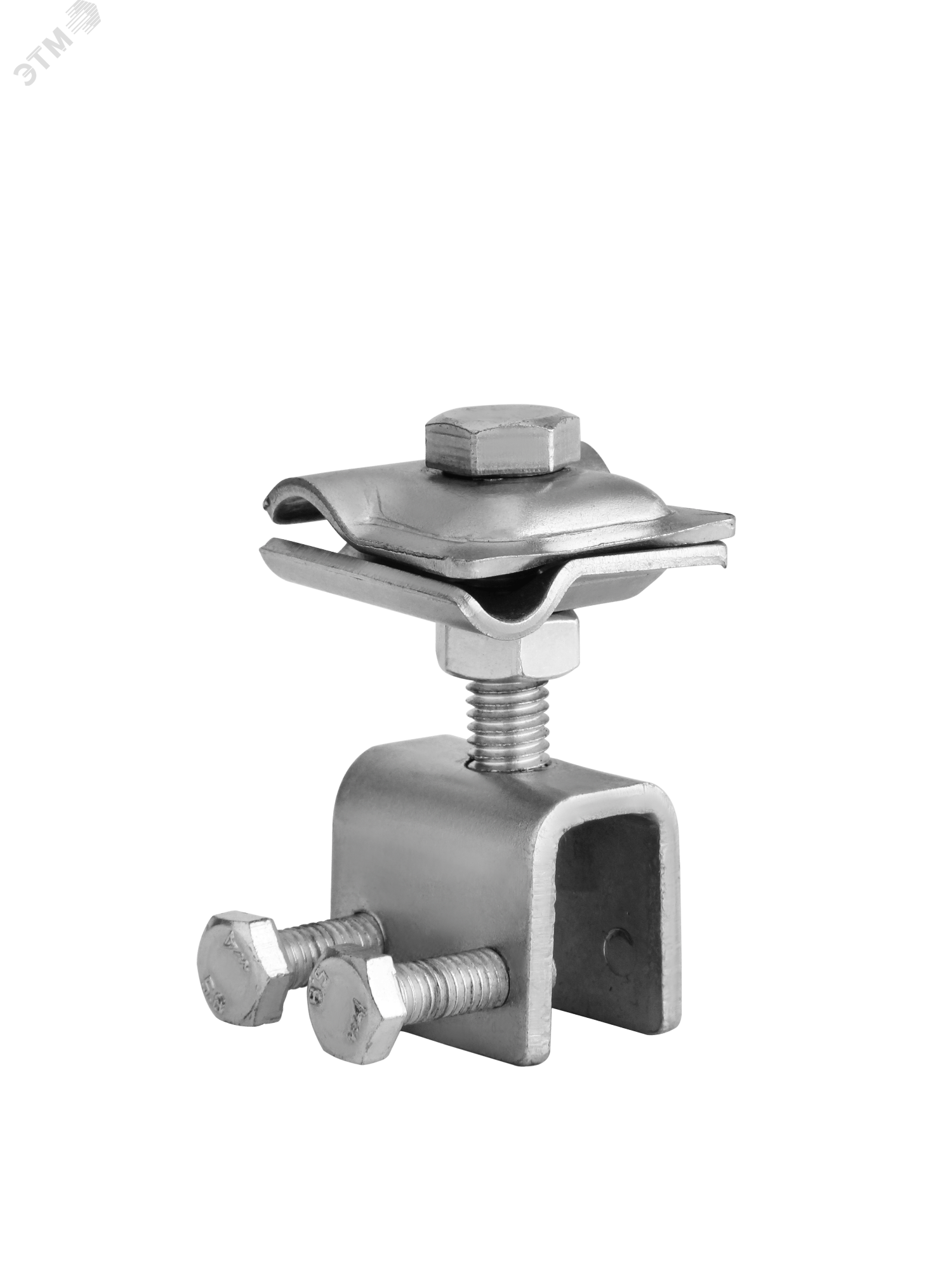 Изображение товара Фальцевый держатель прутка оцинкованный для кровли и молниезащиты