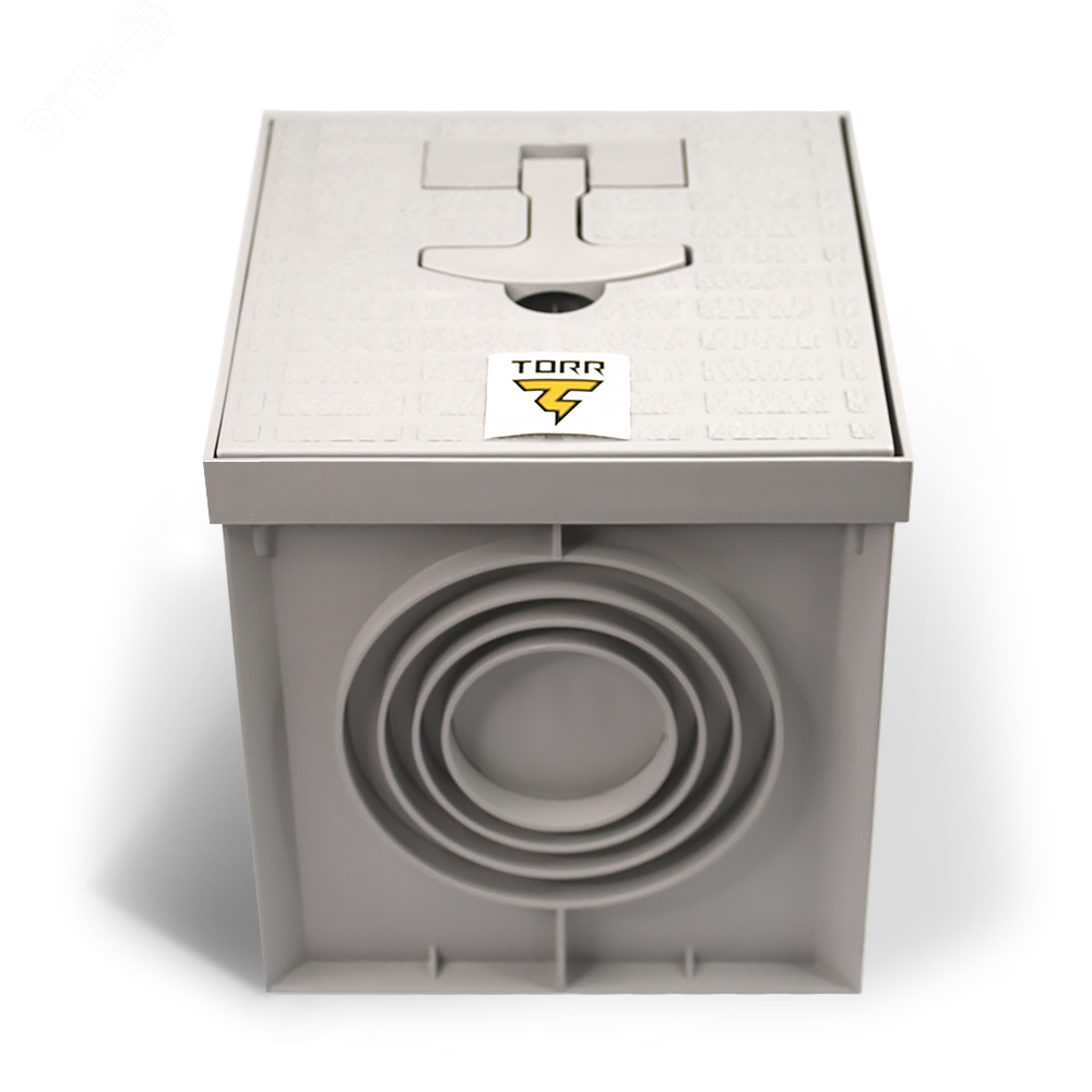 Изображение товара Колодец контрольно-измерительный 200х200х200 мм, пластиковый, для заземления