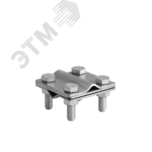 Изображение товара Зажим крестовидный прут-прут ( 3 пластины 57х57 мм) (шт)