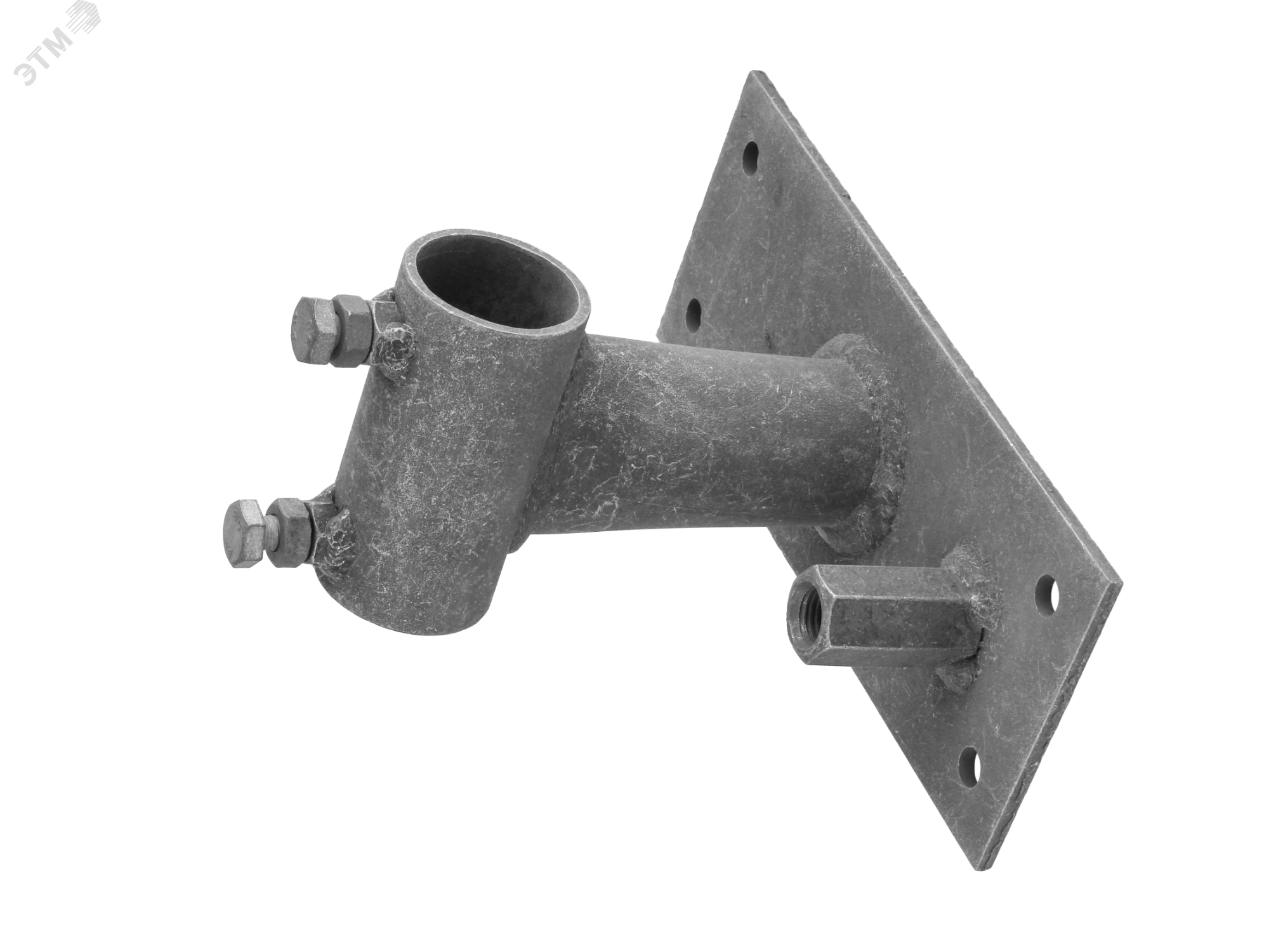 Изображение товара Держатель мачты молниеприемника на стене 40 мм диаметр фиксированный для молниезащиты