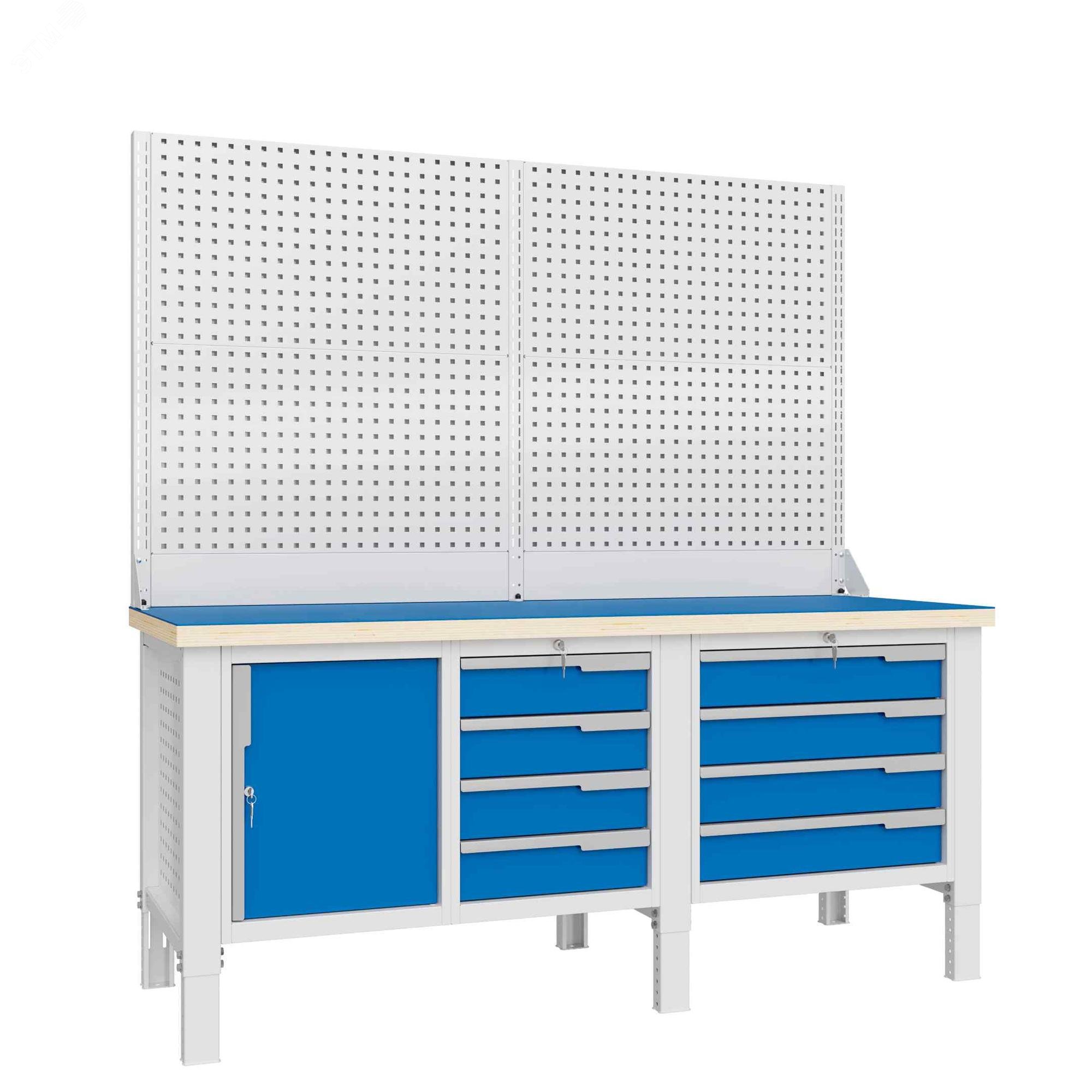 Изображение товара Верстак слесарный CTR 2032.S47L4.23-2 сборно-разборный Россия