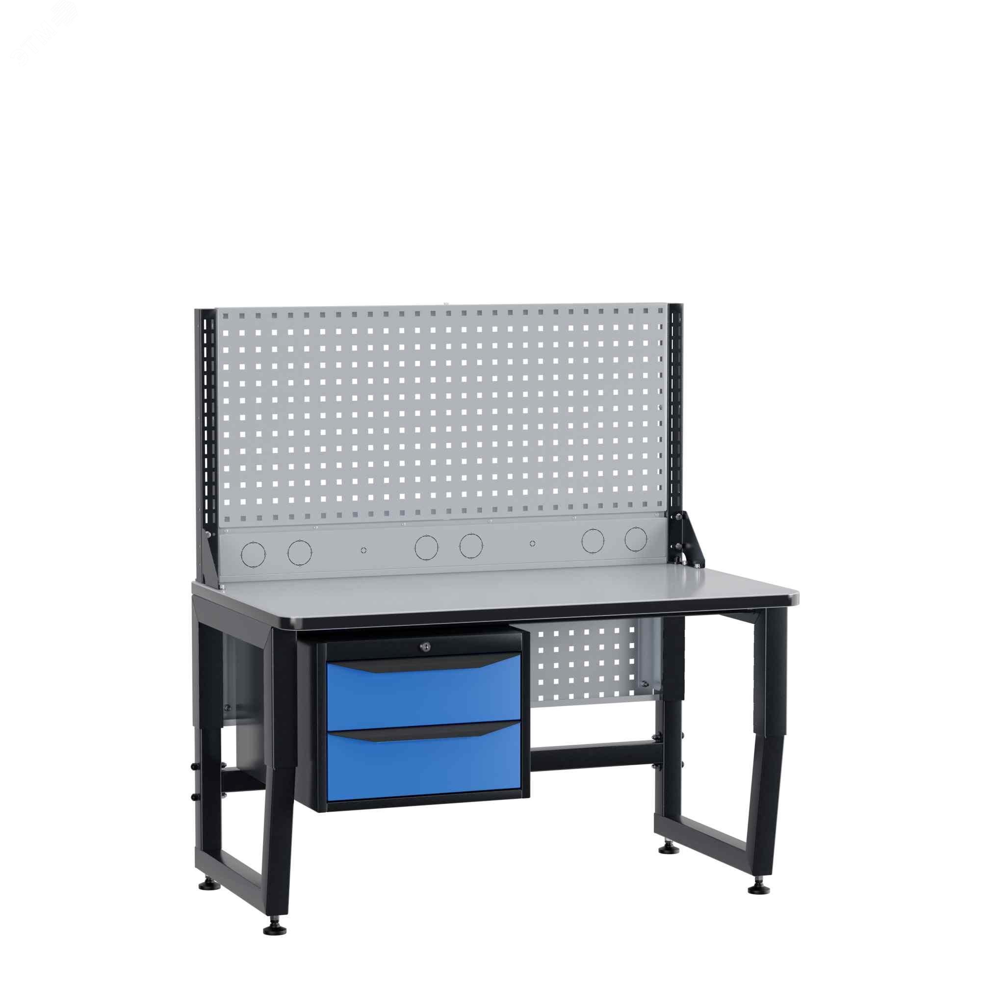 Изображение товара Стол антистатический SPC A12.2-1R 1200мм регулируемый механический вес 500кг Россия