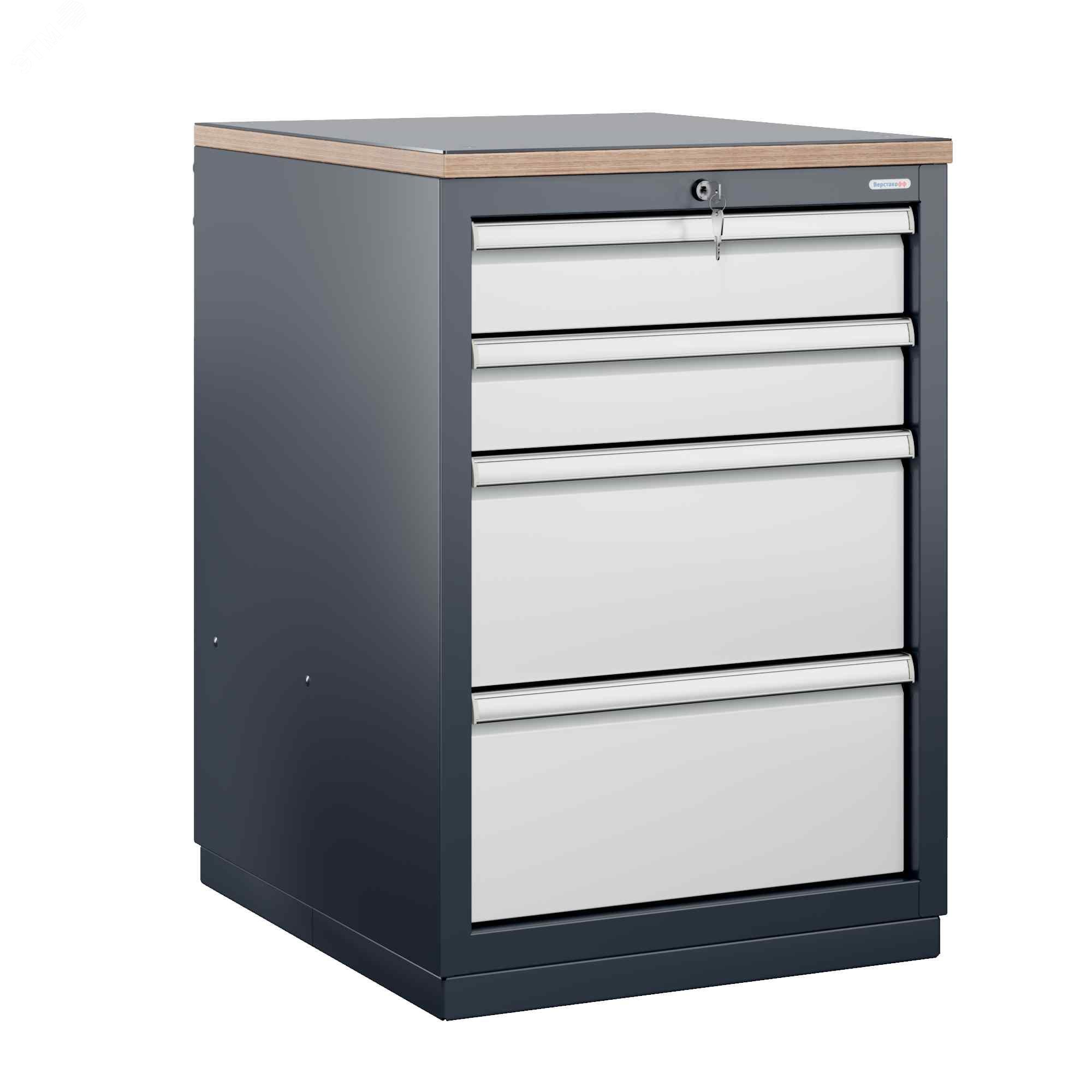 Изображение товара Тумба инструментальная серия Fabrik Верстакофф  G4.3 сталь фанера Россия