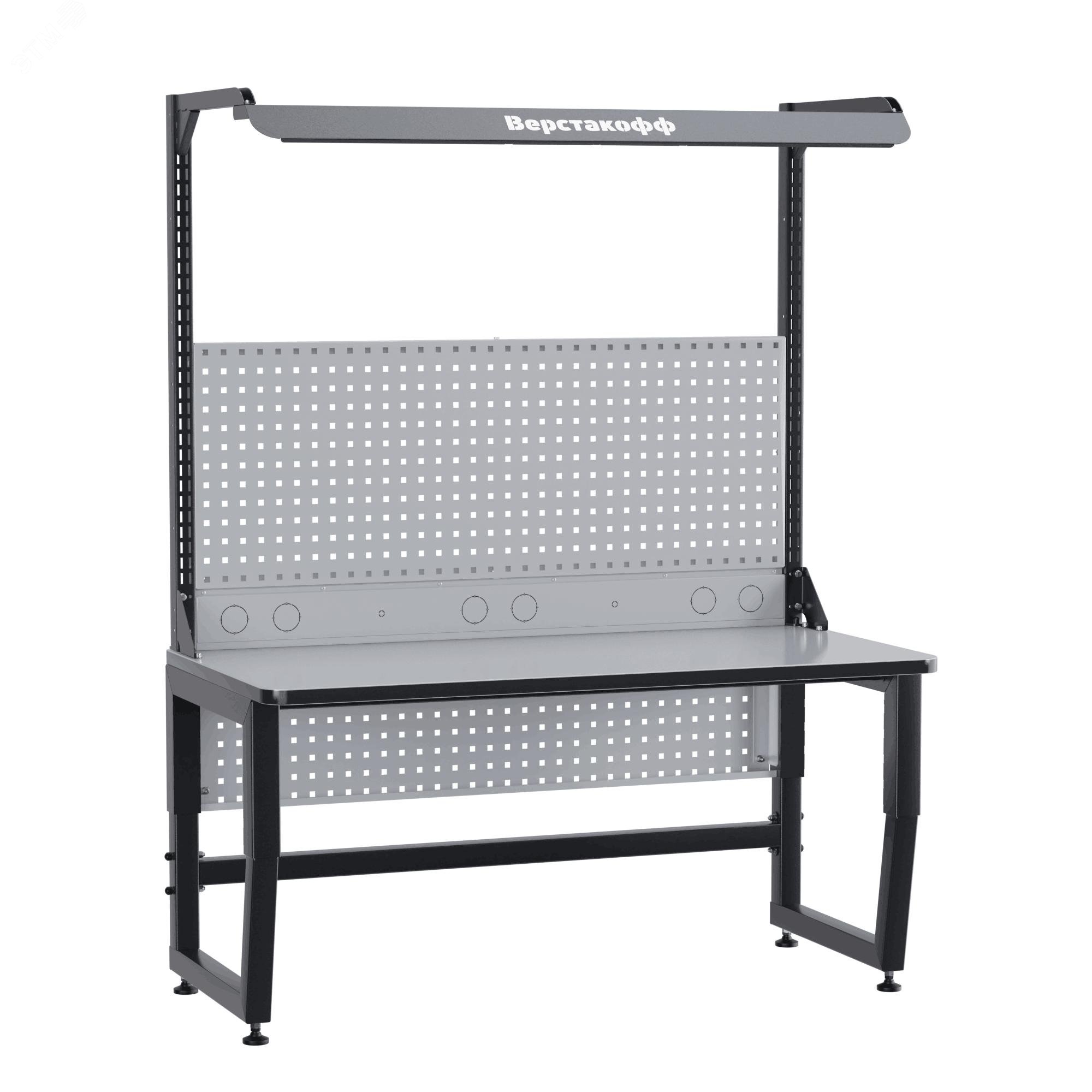 Изображение товара Антистатический рабочий стол SPC A14.0-1FR из МДФ и ESD пластика Россия