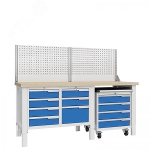 Изображение товара Верстак слесарный CTR 2002.S34M4.3-1 Россия Верстакофф 1993x743 мм