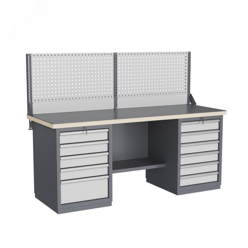 Изображение товара Верстак слесарный FBK 205.56.4-1 с армированными металлическими частями