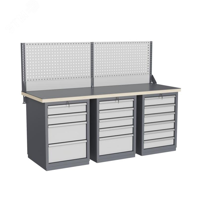 Изображение товара Верстак слесарный FBK 205.456-1 высокоустойчивая конструкция Россия