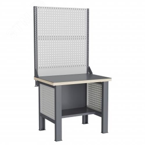 Изображение товара Верстак слесарный FBK 1052.11.1-2 с перфорированным экраном и освещением