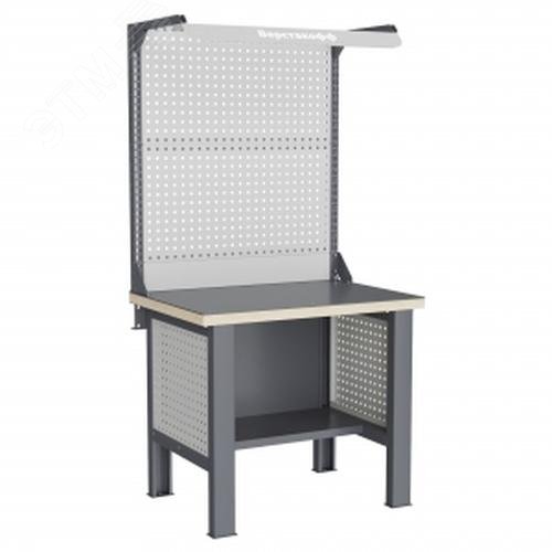 Изображение товара Верстак слесарный FBK 1052.11.1-2F с перфорированным экраном и освещением