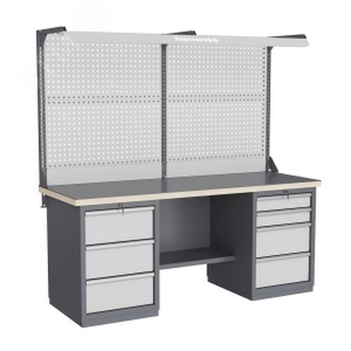 Изображение товара Верстак слесарный FBK 205.34.4-2F с металлом и фанерой России