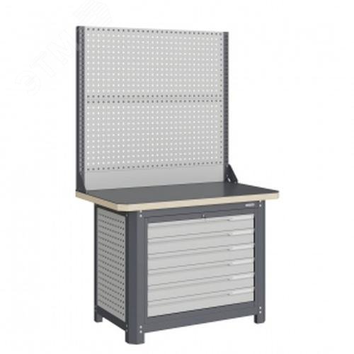 Изображение товара Верстак слесарный MCN 1252.L6-2 Россия Верстакофф 1500 кг эшелон надежный