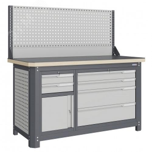 Изображение товара Верстак слесарный MCN 1552.S9L4-1 металлический с ящиками нагрузка 1500 кг