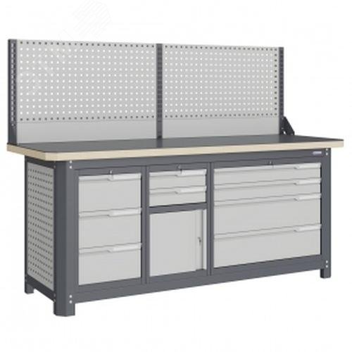 Изображение товара Верстак модульный MCN 2052.S39L4-1 металл/фанера 2000 кг грузоподъемность