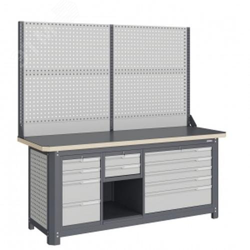 Изображение товара Модульный металлический верстак MCN 2052.S24L5.2-2 1993х743х870 мм