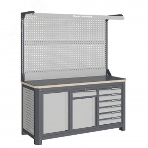 Изображение товара Верстак слесарный MCN 1552.S678-2F Верстакофф Россия грузоподъемность 1500 кг