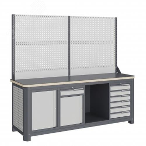 Изображение товара Верстак модульный MCN 2052.1-2 с грузоподъемностью 2000 кг профессиональный Изображение товара Верстак модульный MCN 2052.1-2 с грузоподъемностью 2000 кг профессиональный