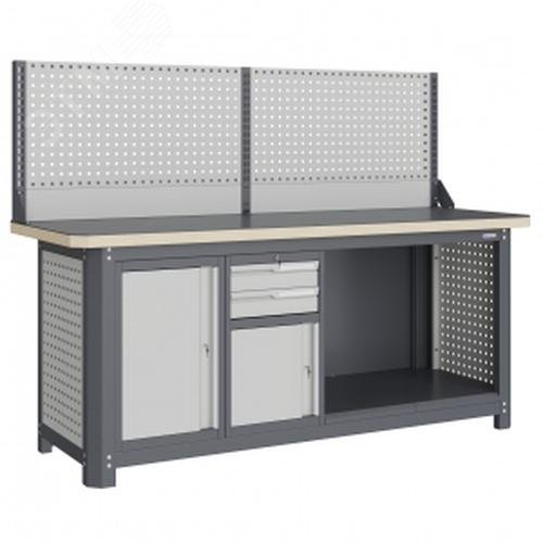 Изображение товара Верстак модульный MCN 2052.S79.11-1 металлофанера 1993х743 мм max 2000 кг Россия