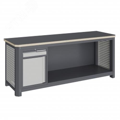 Изображение товара Верстак модульный MCN 2052.S8.111 с влагостойкой фанерой и металлическими элементами Изображение товара Верстак модульный MCN 2052.S8.111 с влагостойкой фанерой и металлическими элементами