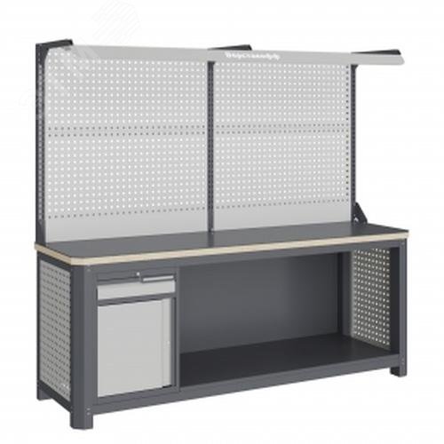 Изображение товара Верстак модульный MCN 2052.S8.111-2F с ящиками и стальной столешницей