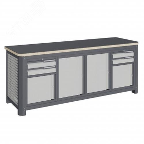 Изображение товара Верстак модульный MCN 2052.S7799 металлический с навесками и ящиками