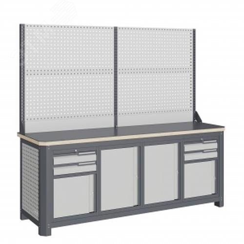 Изображение товара Модульный верстак MCN 2052.S7799-2 с ящиками и защитой