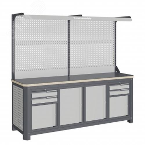 Изображение товара Модульный верстак MCN 2052.S7799-2F с ящиками и максимальной нагрузкой 1500 кг