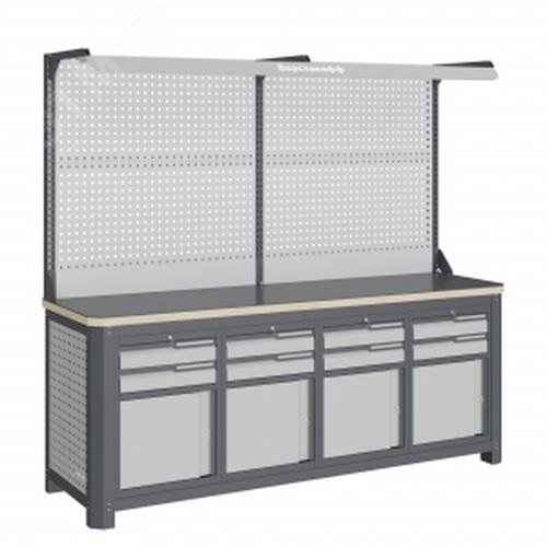 Изображение товара Модульный верстак MCN 2052.S9999-2F с ящиками и защитой