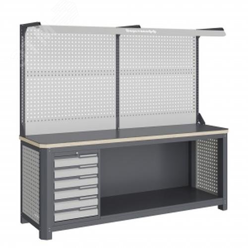 Изображение товара Верстак модульный MCN 2052.S6.111-2F металлический с ящиками 1993 мм