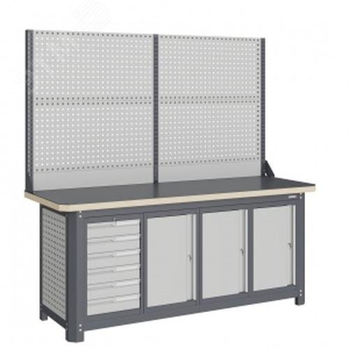 Изображение товара Верстак модульный MCN 2052.S6777-2 с ящиками и высокой грузоподъемностью