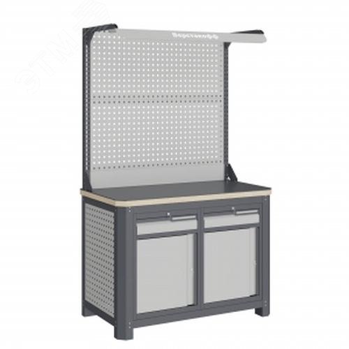 Изображение товара Слесарный верстак MCN 1252.S88-2F с ящиками и встроенной защитой