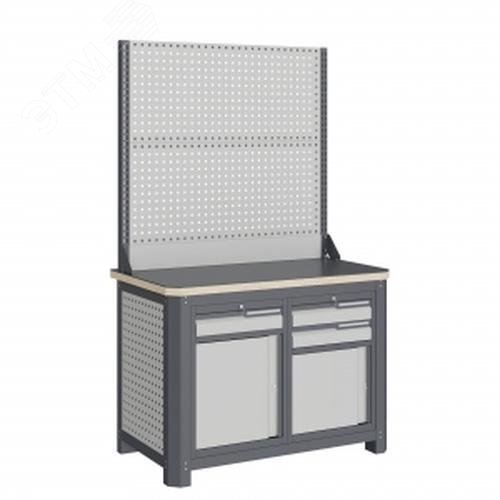 Изображение товара Верстак слесарный MCN 1252.S89-2 с вместительными ящиками и высокой нагрузкой