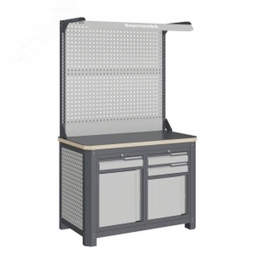 Изображение товара Верстак слесарный MCN 1252.S89-2F с тумбами и высокой нагрузкой