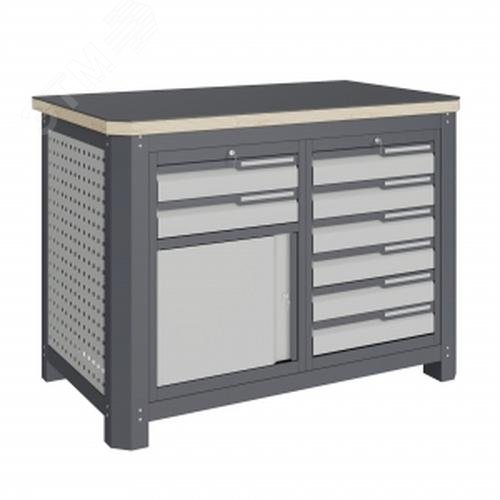 Изображение товара Верстак слесарный MCN 1252.S69 с ящиками и замком высоконадежный металл