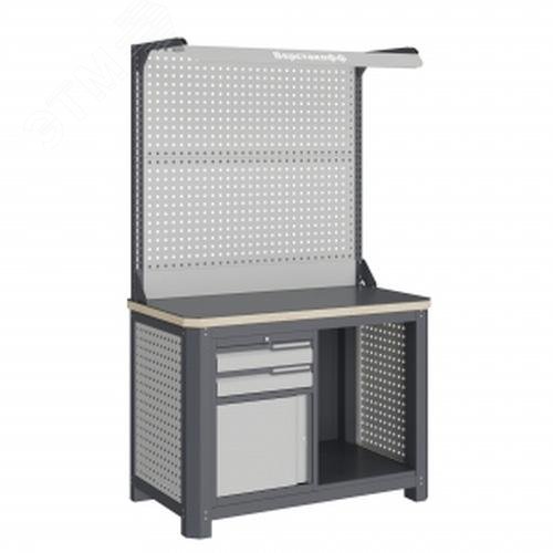 Изображение товара Верстак слесарный MCN 1252.S9.1-2F с ящиками и грузоподъемностью 1500 кг