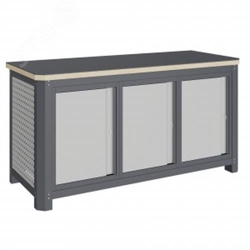 Изображение товара Верстак слесарный MCN 1552.S777 с ящиками и грузоподъемностью 1500 кг