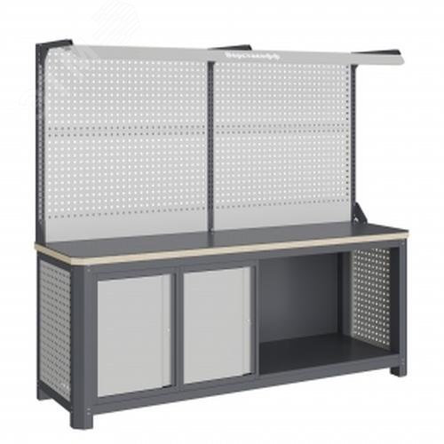 Изображение товара Модульный верстак MCN 2052.S77.11-2F с влагостойкой столешницей и замком