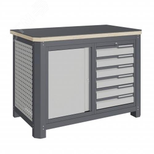 Изображение товара Верстак слесарный MCN 1252.S67 с ящиками и нагрузкой 1500 кг