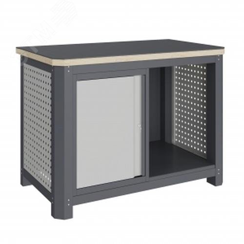 Изображение товара Верстак слесарный из металла MCN 1252.S7.1 с ящиками и нагрузкой 1500 кг