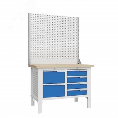 Изображение товара Верстак слесарный CTR 1202.S24.3-2 - надежное рабочее место для мастерских