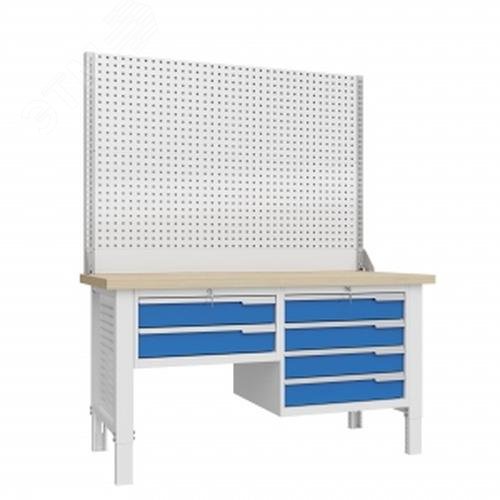 Изображение товара Верстак слесарный CTR 1602.L14.5-2 с регулируемой высотой и нагрузкой 1500 кг