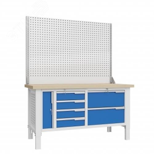 Изображение товара Верстак слесарный CTR 1602.L26.5-2 с регулировкой высоты и высокой нагрузкой