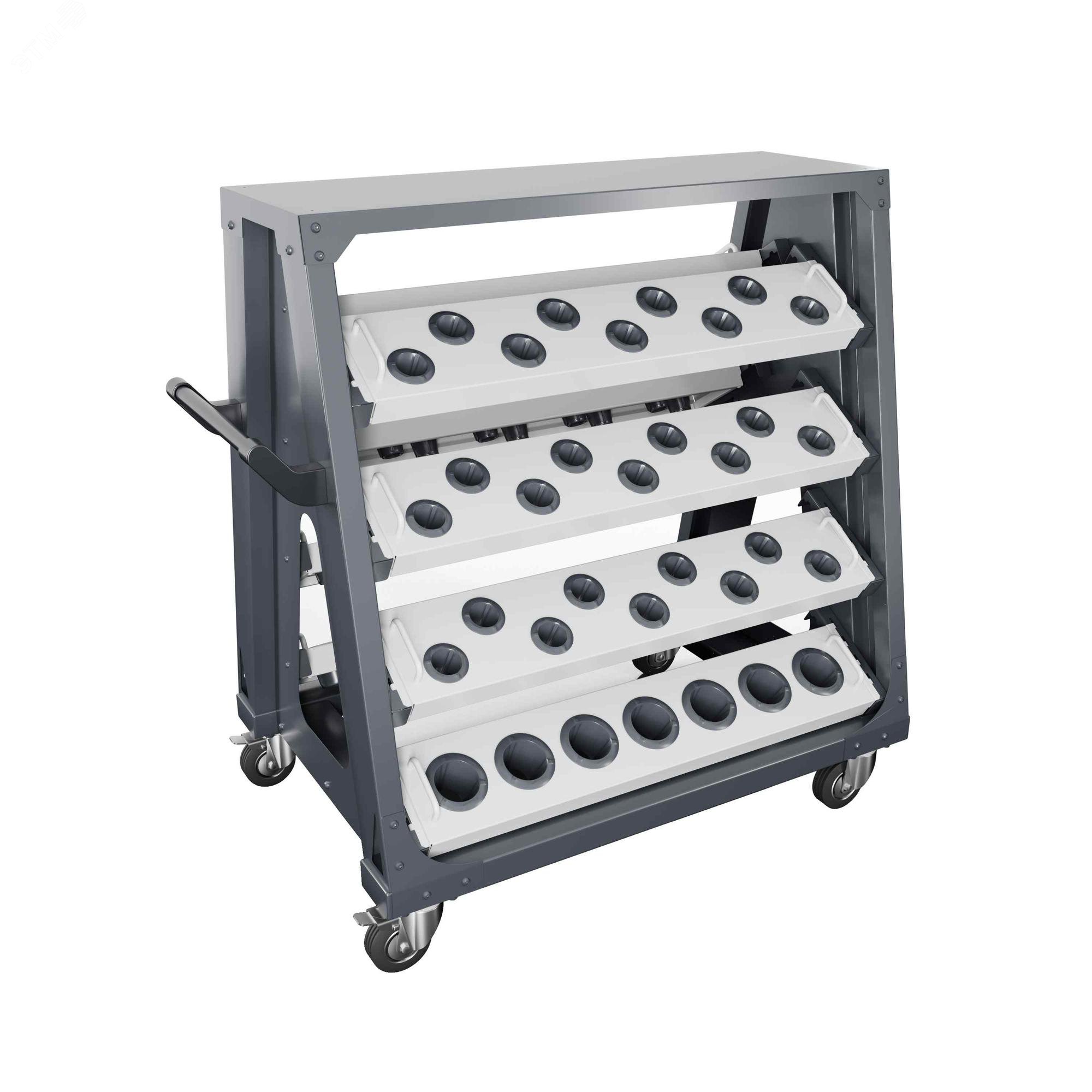 Изображение товара Тележка для станочной оснастки Верстакофф 6 кассет для SK40.9 и 2 для SK50.7 Россия