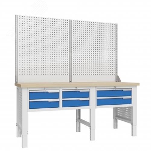 Изображение товара Верстак слесарный CTR 2002.S11L1.23-2 с регулируемой высотой и большой нагрузкой