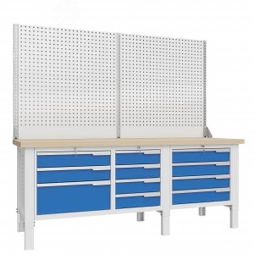 Изображение товара Верстак слесарный CTR 2202.S4L34.24-2 с регулируемой высотой и высокой нагрузкой