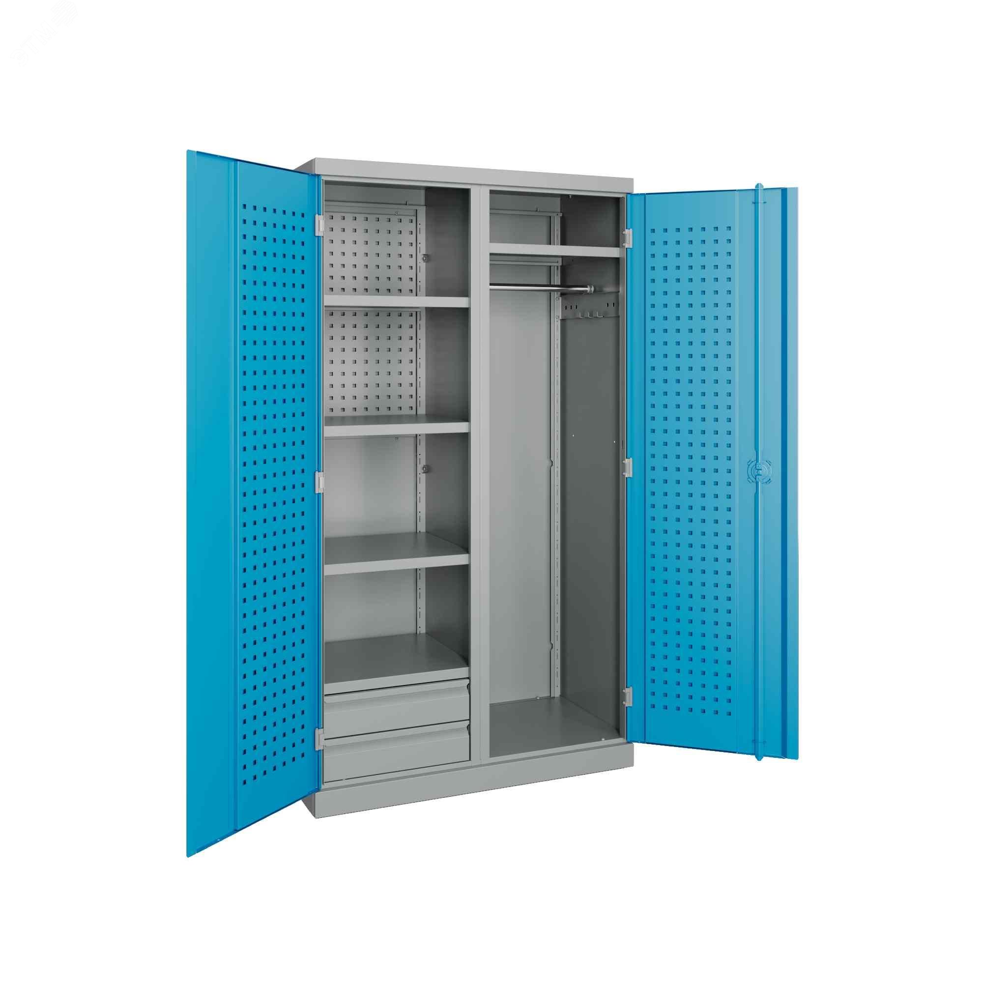 Изображение товара Шкаф металлический инструментальный 1800x1000x500 мм, TNC 182.2B.5S-1C (шт)