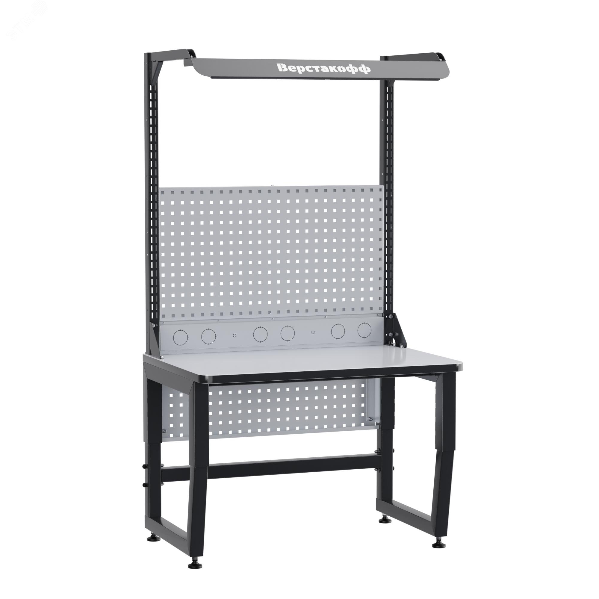 Изображение товара Стол антистатический SPC A10.0-1FR из МДФ с ESD пластиком, регулируемая высота